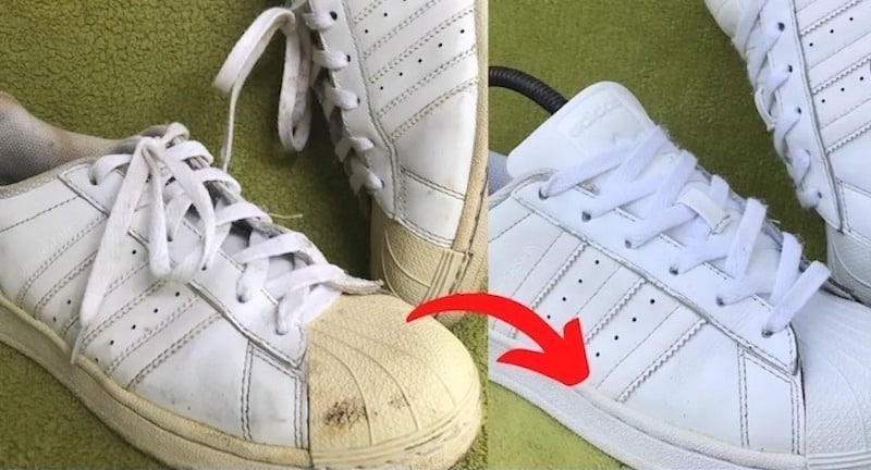 Le produit parfait pour blanchir la semelle de vos chaussures de tennis durablement et sans frotter